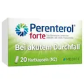 Produktbild: Perenterol forte 250 mg 20 Kapseln - Durchfall Medikament zur Vorbeugung & Behandlung von akutem Durchfall - entzündungshemmend - verhindert übermäßigen Flüssigkeitsverlust