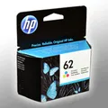 Produktbild: HP Tinte C2P06AE 62 CMY