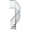 Produktbild: DOLLE Außenspindeltreppe Gardenspin mit Metallstufen Ø 125 cm Höhe bis 282