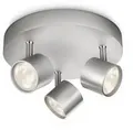 Produktbild: Philips Star Dimmbare LED Dreier-Spotleuchte, 13,5W, 1500lm, 2700K, aluminium (915004146401)