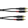 Produktbild: Cordial CFU 0,9 CC Audio Adapterkabel [2x Cinch-Stecker - 2x Cinch-Stecker] 0.90