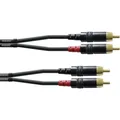 Produktbild: Cordial CFU 0,9 CC Audio Adapterkabel [2x Cinch-Stecker - 2x Cinch-Stecker] 0...