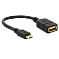 Produktbild: BIGtec OTG Micro B Kabel Adapter USB Datenkabel Host für Handy Smartphone Tablet geeignet für Geräte von Samsung, Sony, Wiko, Huawei, HTC, ZTE, Xiaomi, S7 Edge TAB-A u.a.