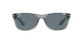 Produktbild: Ray-Ban Damen Rb2132 Sonnenbrille, Transparentes Grau/Dunkelblau, polarisiert, 55 mm
