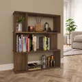 Produktbild: Bücherregal/Raumteiler Braun Eiche 80x24x96 cm Holzwerkstoff