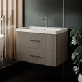 Produktbild: Waschtisch-Set Liana | Waschtisch mit Unterschrank 80 cm | Badmöbel Waschbecken