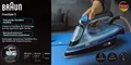 Produktbild: Braun FreeStyle3 Dampfbügeleisen 2400W schwarz/blau FI3194BK