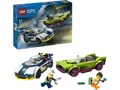 Produktbild: LEGO City 60415 Verfolgungsjagd mit Polizeiauto und Muscle Car Bausatz, Mehrfarbig Kunststoff