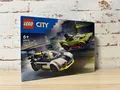 Produktbild: LEGO CITY: Verfolgungsjagd mit Polizeiauto und Muscle Car - 60415 - NEU & OVP