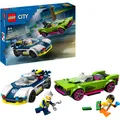 Produktbild: LEGO 60415 City Verfolgungsjagd mit Polizeiauto und Muscle Car
