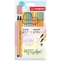 Produktbild: Stifte-Set STABILO Pastellove Set 12er Pack Fineliner & Premium-Filzstifte