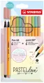 Produktbild: Stabilo Fineliner Pen 68 & Filzstifte point 88® Pastellove 12er Set