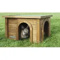 Produktbild: Nagerhaus für Kanninchen Haus aus Spießtanne zwei Eingänge - Kerbl