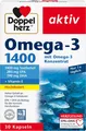 Produktbild: Doppelherz Omega-3 1400 mg Hochdosiert plus Vitamin E EPA & DHA 30 Kapseln