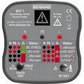 Produktbild: Benning Steckdosentester SDT 1 230 V, mit PE- und FI-Test, CAT II 300V