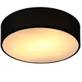 Produktbild: Monzana Deckenlampe Schwarz 38cm 2-flammig E27 Deckenleuchte Wohnzimmer Schlafzimmer Stoffdeckenlampe