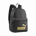 Produktbild: Puma Phase Backpack Schwarz Gold Rucksack Tasche Sport Freizeit Schule NEU