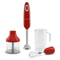Produktbild: SMEG HBF03RDEU Stabmixer-Set 50's Style, rot