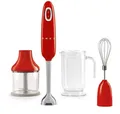 Produktbild: SMEG : frullatore ad immersione Rot Mit Zubehör - Linie 50's Style