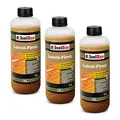 Produktbild: Isolbau Leinöl-Firnis - 3 x 1 Liter - Leinöl für Holz - Holzschutz für Außen und Innen Wetterfest - Doppelt gekochtes Holzöl als natürlicher Schutz für Möbel - Wasserabweisend