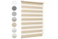 Produktbild: Doppelrollo Duo Rollo Klemmfix ohne Bohren für Fenster Rollos Jalousie Faltrollo, Sekey, freihängend, Klemmträger, Montage mit oder ohne Bohren möglich