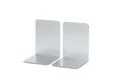 Produktbild: MAUL Buchstütze aus Aluminium (2er Pack) 12x12x17,5cm | Bücherhalter, Organizer für Kinder, Bücher, Büro, Regal | Bücherstütze im stilvollen Aluminium Design, möbelschonender Buchhalter | Silber