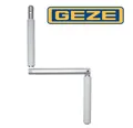 Produktbild: Geze OL-Knickkurbel Fz 45/32 L 345mm Aluminium silberfarbig eloxiert 056951