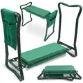 Produktbild: SEVERNO Garden Klappbarer Gartenknieschoner und Hocker, 3-in-1 Design, 60 x 27 x 49 cm, Grün