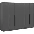 Produktbild: Drehtürenschrank KOPENHAGEN ca.240x181x52cm Anthrazit