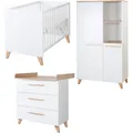 Produktbild: Roba Kinderzimmerset Leon (Babybett, Kinderkleiderschrank, Wickelkommode) (1011866)
