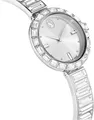 Produktbild: Swarovski Matrix Bangle Uhr, Schweizer Produktion, Kristallarmband, Silberfarben, Edelstahl MATRIX BANGLE:MB STS/WHT/STS 5677487 9009656774878