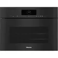 Produktbild: Miele DGC 7840 HCX Pro - Griffloser Kompakt Dampfbackofen mit 5 Jahre Garantie, Obsidianschwarz, 60 x 45 cm