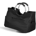 Produktbild: eluno Einkaufskorb WARWE, Polyester wasserabweisend, schwarz 43 x 29,5 x 23,5, 18 l schwarz