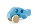 Produktbild: Hape Kleines Flugzeug - Holzflugzeug mit leichtgängigen Rädern, Baby- und Kleinkindspielzeug, fördert Geschicklichkeit & Kreativität, Motorikspielzeug, ab 10 Monaten