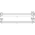 Produktbild: Hansgrohe Badetuchhalter Logis Universal chrom