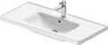 Produktbild: Duravit D-Neo Waschtisch, 1005x480mm, 1 Hahnloch, mit Überlauf, weiß Hochglanz,