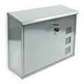 Produktbild: relaxdays Briefkasten 10017419_55 silber
