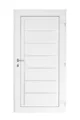 Produktbild: SN DECO GROUP Haustür Bastion Zeta, weiß, E-Öffner, Stoßgriff (Komplett-Set), Elektrischer Türöffner (E-Öffner) ROTO Typ 3RA verbaut