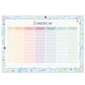 Produktbild: younikat Schülerkalender Stundenpläne in pastell Motiven, Papierblock mit 25 Blättern