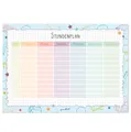 Produktbild: Stundenplan Bunt I Papier-Block mit 25 Blatt I DIN A4 I neutral I dv_1052