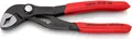 Produktbild: KNIPEX Cobra Wasserpumpenzange, 150 mm, Muttern bis 30 mm, Rohre bis 36 mm, Feinverstellung per Knopfdruck, Rohrzange, 87 01 150