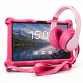 Produktbild: AngelTech Kinder Tablet XL - 10 Zoll HD - 3 + 4 GB RAM - 32 + 64 GB ROM (Kinderpaket Rosa)