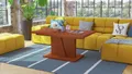 Produktbild: Design Couchtisch Grand Noir ausziehbar höhenverstellbar Tisch 120-180 cm Esstisch