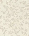 Produktbild: Rasch Tapete 653847 - Beige Vliestapete mit Blumen auf Leinenoptik, Blumentapete aus der Kollektion Welcome Home