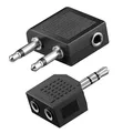 Produktbild: Akashi, Flugzeug-Audio-Kit Klinke 3.5mm und Verteiler
