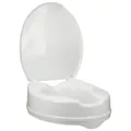 Produktbild: TOILETTENSITZERHÖHUNG 10 cm mit Deckel weiß,1 Stück