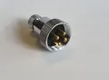 Produktbild: Mörer Schiffselektronik Stecker 4-polig - Messing verchromt - 3 A