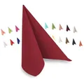Produktbild: Hypafol Airlaid-Serviette bordeaux | 50 St. | unterschiedliche Farben für jeden Anlass | 40 x 40 cm | abgestimmt auf Einrichtung & Dekoration | für Gastronomie und Zuhause