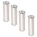 Produktbild: SOTECH 4er Set Möbelfüße RADO (Höhe 400 mm, Ø 50 mm, Aluminium/Chrom poliert) höhenverstellbare Schrankfüße