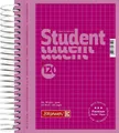 Produktbild: BRUNNEN Schulheft BRUNNEN Collegeblock A6 120 Blatt kariert pink 106724226